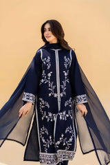 SERAN - 3PC DHANAK EMBROIDERED FL-W206