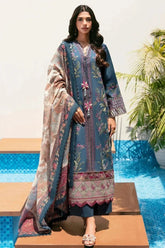 ETHNIC- 3PC LAWN EMBROIDERED FL-99