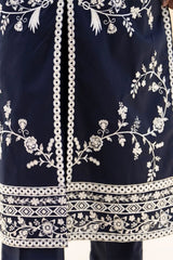SERAN - 3PC DHANAK EMBROIDERED FL-W206
