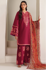 FARASHA - 3PC LAWN EMBROIDERED FL-264