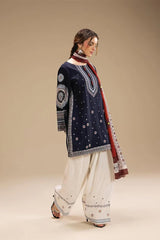 JAZMIN - 3PC DHANAK EMBROIDERED FL-W167