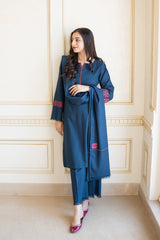 AISLING - 3PC DHANAK EMBROIDERED FL-W70