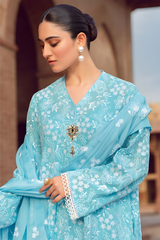 MARIA B - 3PC LAWN EMBROIDERED FL-S55