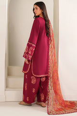 FARASHA - 3PC LAWN EMBROIDERED FL-264