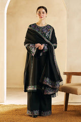 ZARA SHAHJAHAN - 3PC DHANAK EMBROIDERED FL-W78B