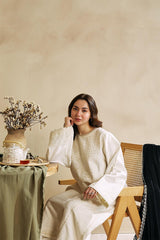 ZARA SHAH JAHAN - 3PC DHANAK EMBROIDERED FL-W80W