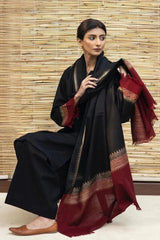 ZARPASH - 3PC DHANAK EMBROIDERED FL-W160