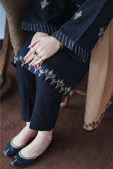 AISLING - 3PC DHANAK EMBROIDERED FL-W163