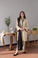 AISLING - 3PC DHANAK EMBROIDERED FL-W164