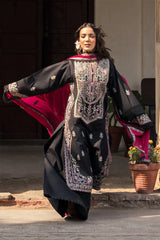 ZARPOSH - 3PC DHANAK EMBROIDERED FL-W210