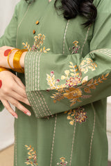 URGE - 3PC LAWN EMBROIDERED FL-S114