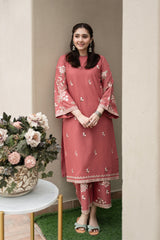 URGE - 2PC LAWN EMBROIDERED FL-S128