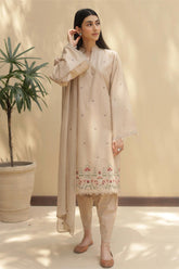 DYOT- 3PC LAWN EMBROIDERED FL-S102