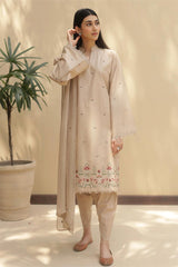 DYOT- 3PC LAWN EMBROIDERED FL-S102