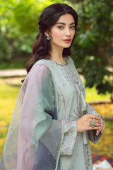 JAZMIN - 3PC DHANAK EMBROIDERED FL-W88