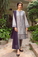 JAZMIN 3PC LAWN EMBROIDERED FL-S34