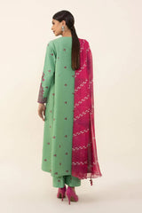 SAPPHIRE - 3PC LAWN EMBROIDERED FL-S122