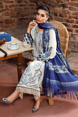 MARIA B - 3PC DHANAK EMBROIDERED FL-W174A