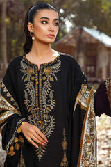 MARIA B - 3PC DHANAK EMBROIDERED FL-W174B