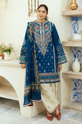 ZARA SHAH JAHAN - 3PC LAWN EMBROIDERED FL-S131