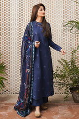 SERAN - 3PC DHANAK EMBROIDERED FL-W139
