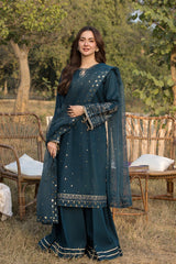 ALLYS -3PC LAWN EMBRIDERED FL-B0127