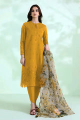 SAPPHIRE - 3PC DHANAK EMBROIDERED FL-W50B