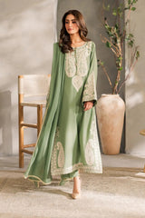 BATIK -3PC LAWN EMBRIDERED FL-B0681