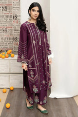 URGE - 3PC DHANAK EMBROIDERED FL-W153