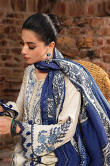 MARIA B - 3PC DHANAK EMBROIDERED FL-W174A