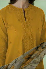 SAPPHIRE - 3PC DHANAK EMBROIDERED FL-W50B