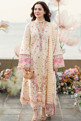 QALAMKARA -3PC LAWN EMBRIDERED FL-B0114