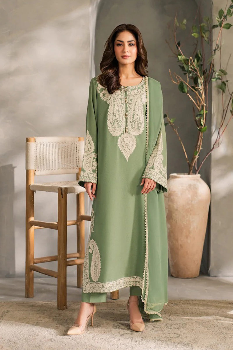 BATIK -3PC LAWN EMBRIDERED FL-B0681