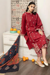 URGE - 3PC DHANAK EMBROIDERED FL-W151