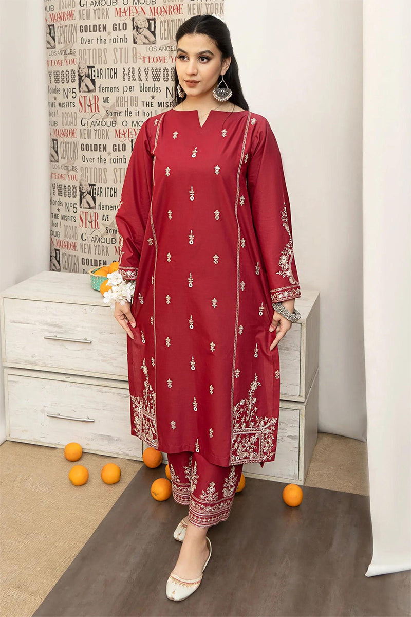 URGE - 3PC DHANAK EMBROIDERED FL-W151