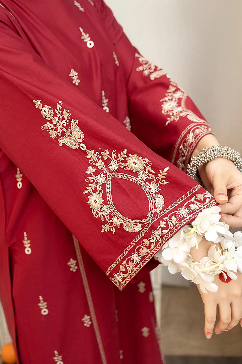 URGE - 3PC DHANAK EMBROIDERED FL-W151