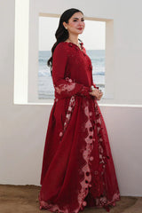 QALAMKAR -3PC LAWN EMBRIDERED FL-R1477