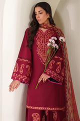 FARASHA - 3PC LAWN EMBROIDERED FL-264