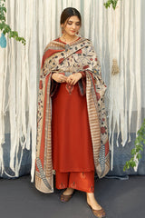 URGE - 3PC DHANAK EMBROIDERED FL-W113