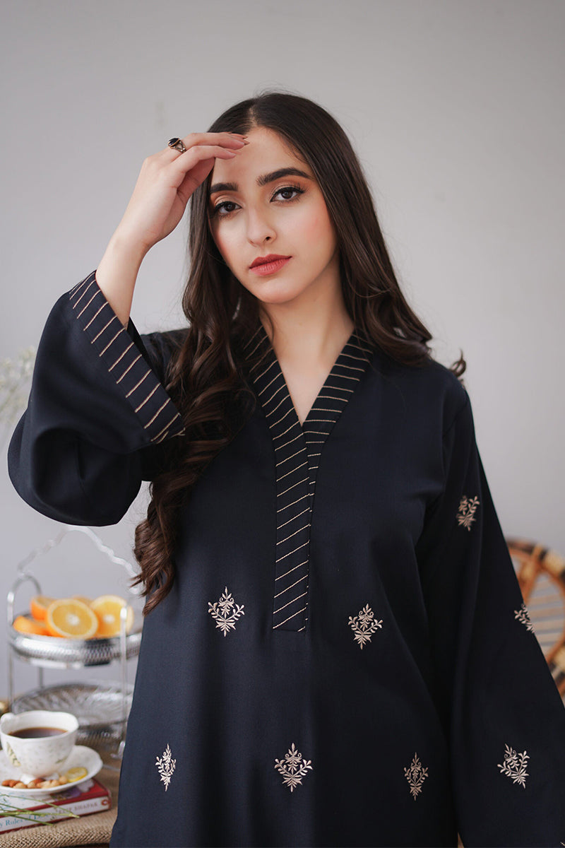 AISLING - 3PC DHANAK EMBROIDERED FL-W163