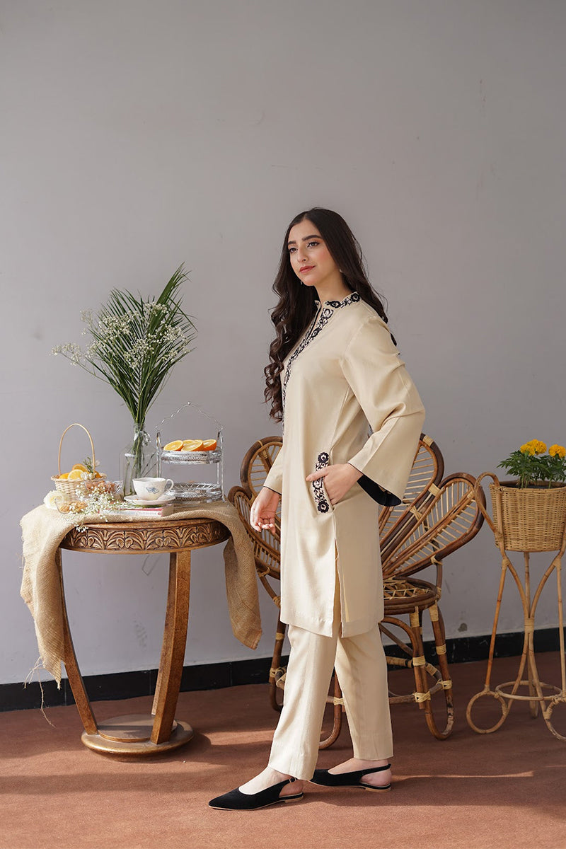 AISLING - 3PC DHANAK EMBROIDERED FL-W164