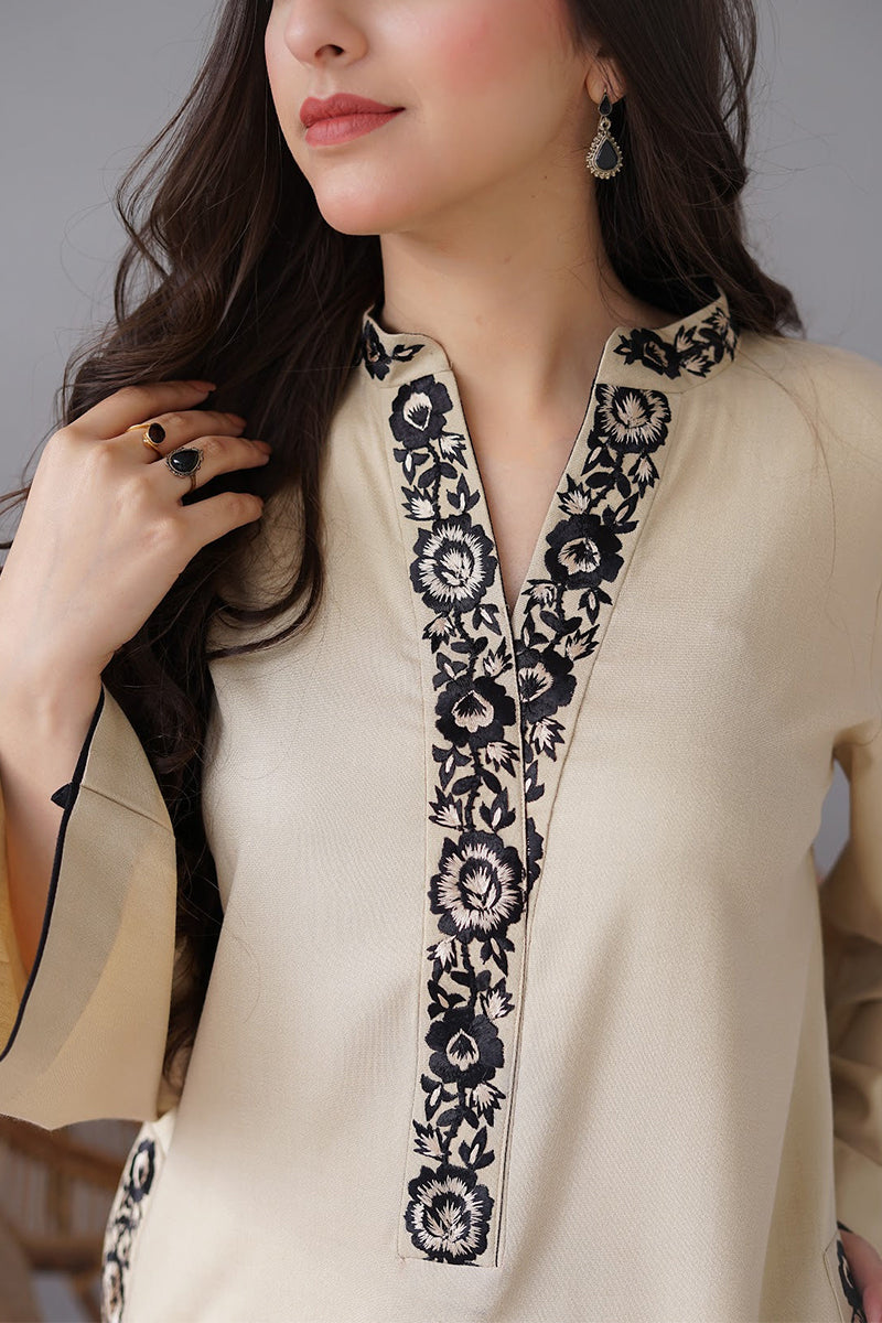 AISLING - 3PC DHANAK EMBROIDERED FL-W164