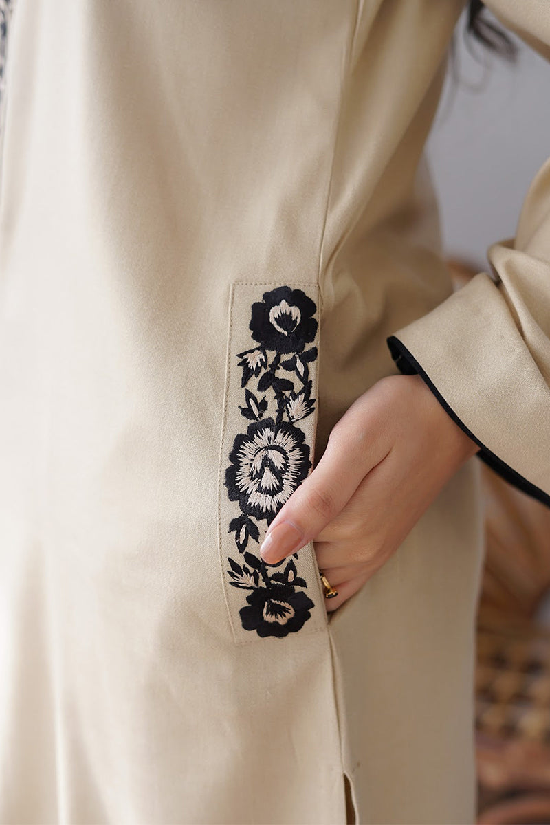 AISLING - 3PC DHANAK EMBROIDERED FL-W164