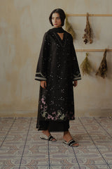 ZIVA - 3PC DHANAK EMBROIDERED FL-W203