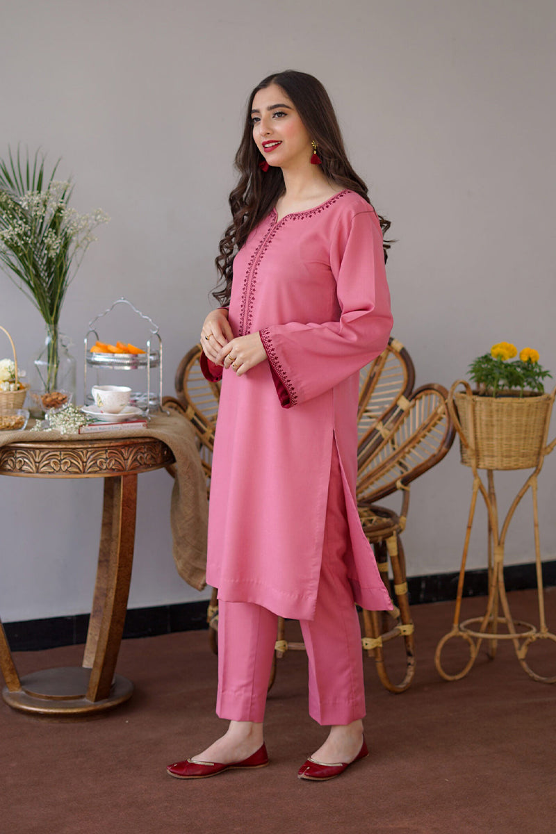 AISLING - 3PC DHANAK EMBROIDERED FL-W161