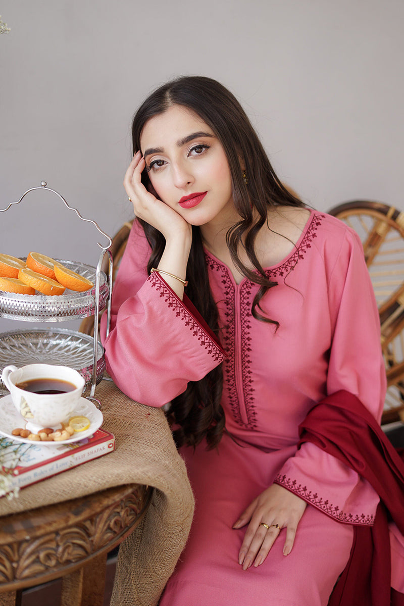 AISLING - 3PC DHANAK EMBROIDERED FL-W161