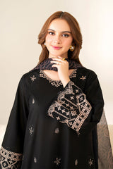 GARNET -3PC LAWN EMBRIDERED FL-B0657