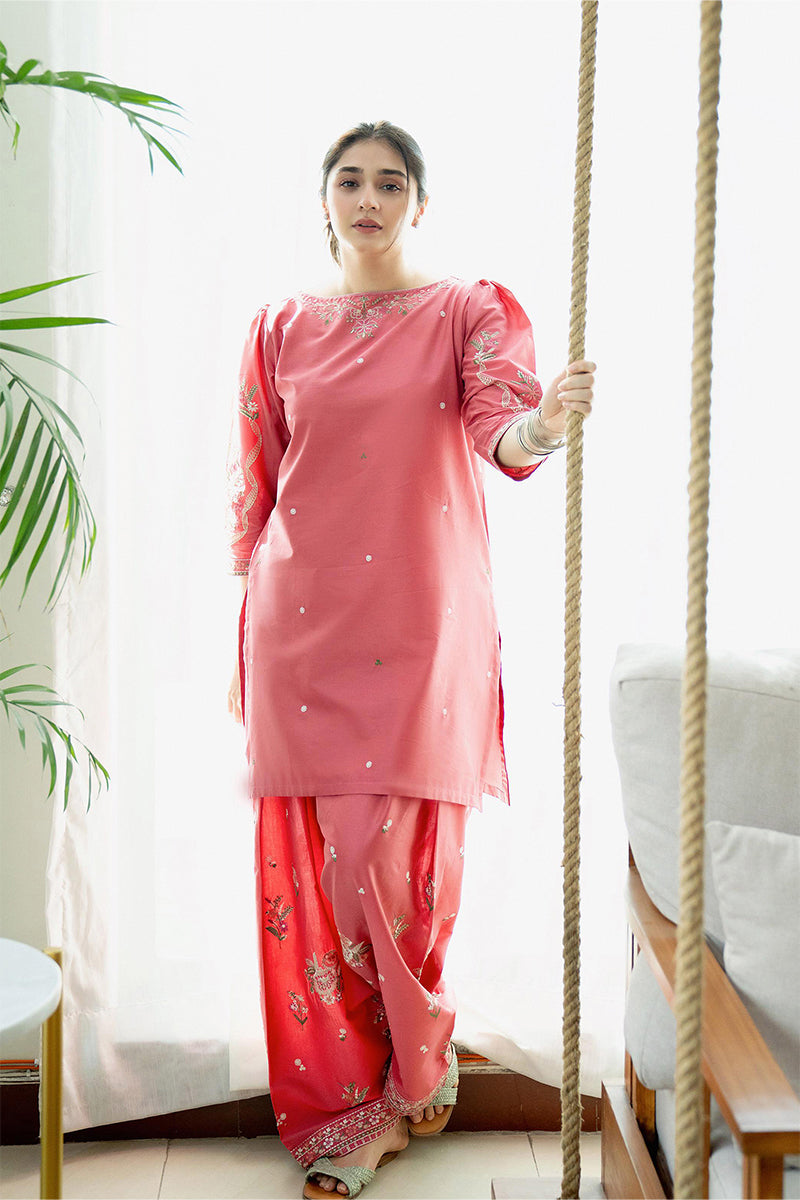 URGE - 2PC DHANAK EMBROIDERED FL-W207