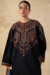 ZARA SHAH JAHAN - 3PC DHANAK EMBROIDERED FL-W143