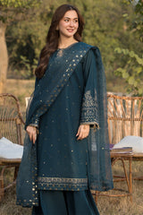 ALLYS -3PC LAWN EMBRIDERED FL-B0127